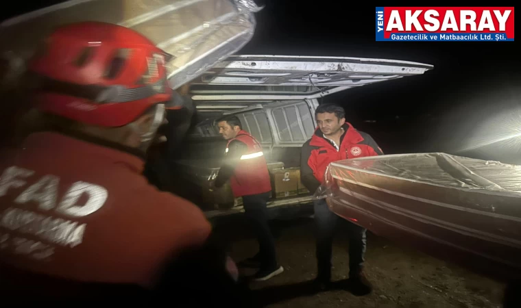 AFAD’dan malzeme yardımı