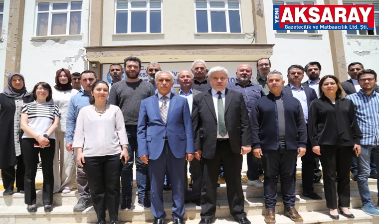 Kurum içerisinde vedalaştı