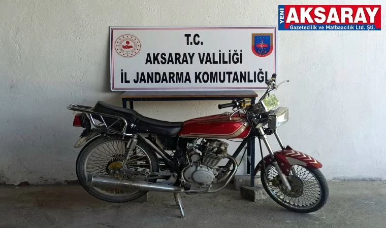 Çalınan motosiklet Demirci kasabasında bulundu