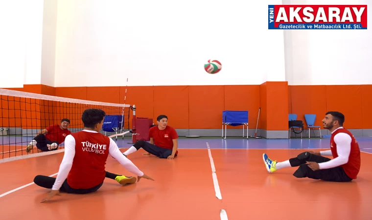 OTURARAK VOLEYBOLDA HEDEF ALTIN MADALYA Aksaray’da kamp yapıyorlar