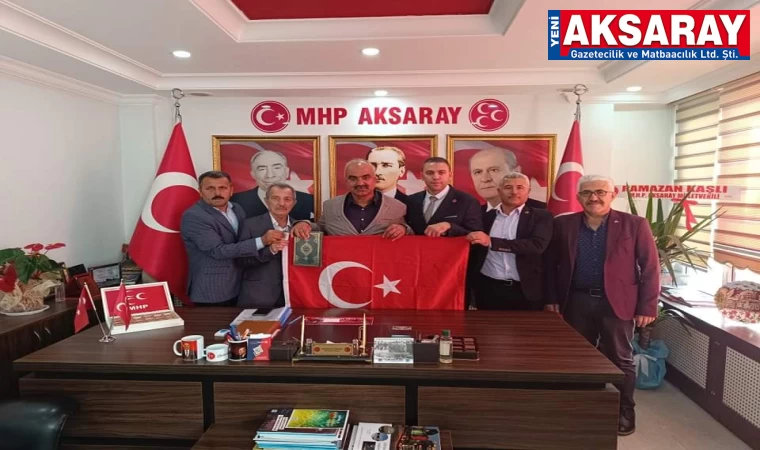 Girişimci muhtarlar MHP’yi ziyaret etti