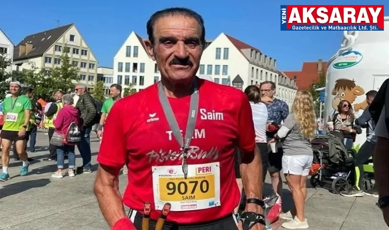 Maratonda ikinci olan Aksaraylı