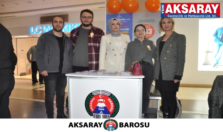 AKSARAY BAROSU KADIN VE ÇOCUK HAKLARI KOMİSYONU Şiddetin her türlüsü sert bir dille kınanmalı