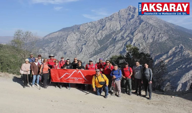 Aksaraylı dağcılar Pozantı’da