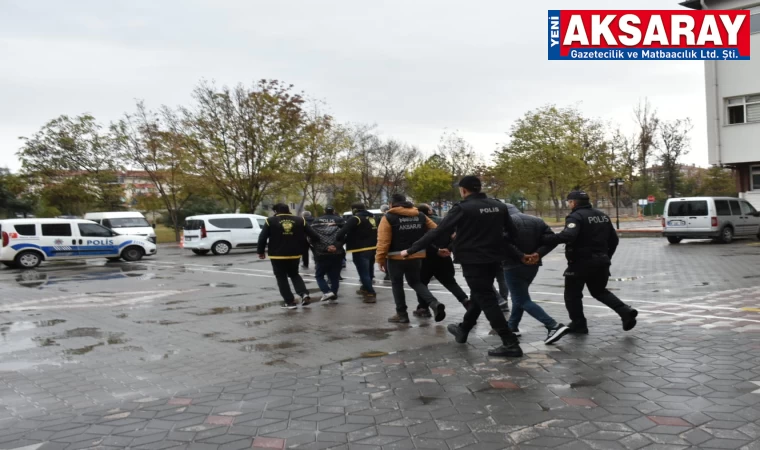 Aranan 15 suçlu yakalanarak ceza evine gönderildi    