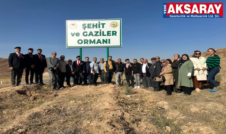 “HER ŞEHİT İÇİN BİR FİDAN” Şehit ve Gaziler adına 350 fidan toprakla buluşturuldu