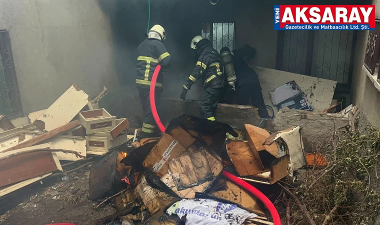 İstanbul'dan misafir geldiler yangında zehirlendiler