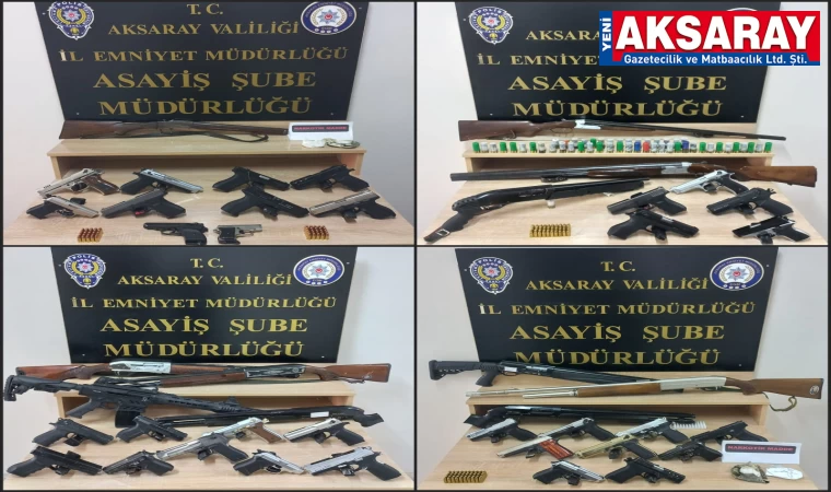 Polisin ekim ayı operasyonları sergilendi       