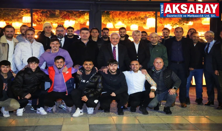 Aksarayspor’a moral yemeği