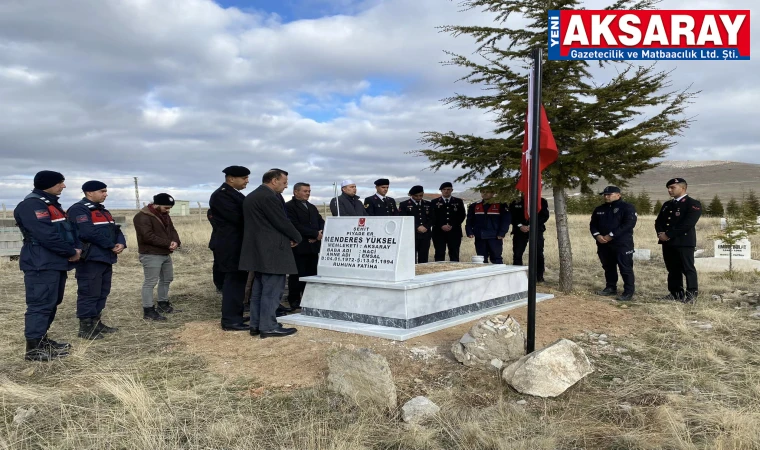 Ağaçörenli şehit mezarı başında anıldı