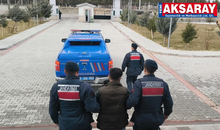 Aranan hırsızlık suçlusunu jandarma yakaladı