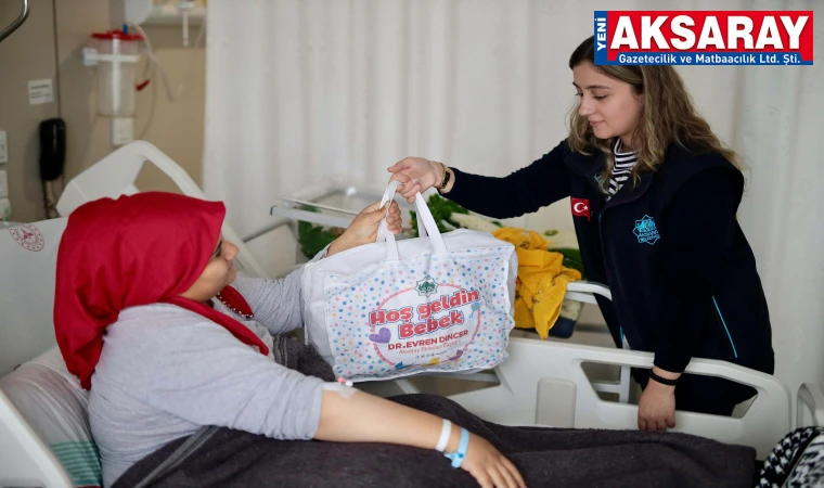 Bir yılda 5 bin 641 hastaya bakım seti, 3 bin 730 aileye bebek seti verildi