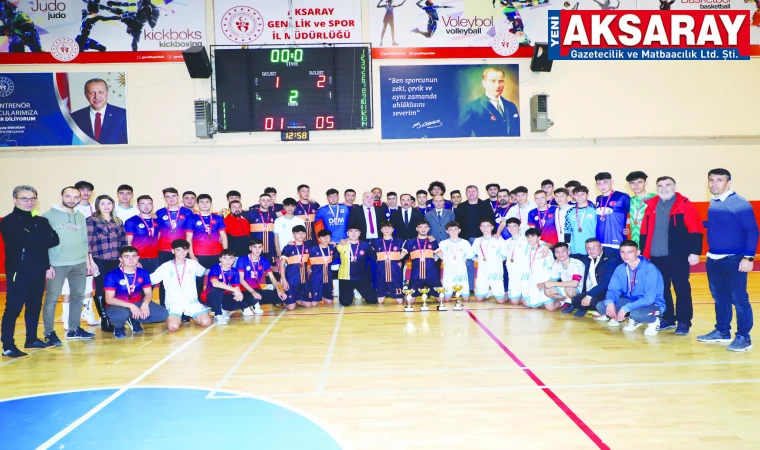 FUTSAL’DA ŞAMPİYON SPOR LİSESİ