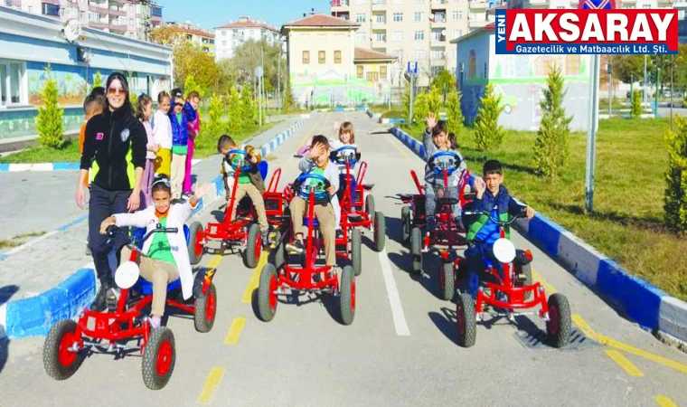 Trafik kurallarını öğreniyorlar, ilerde sıkıntı yaşanmayacak