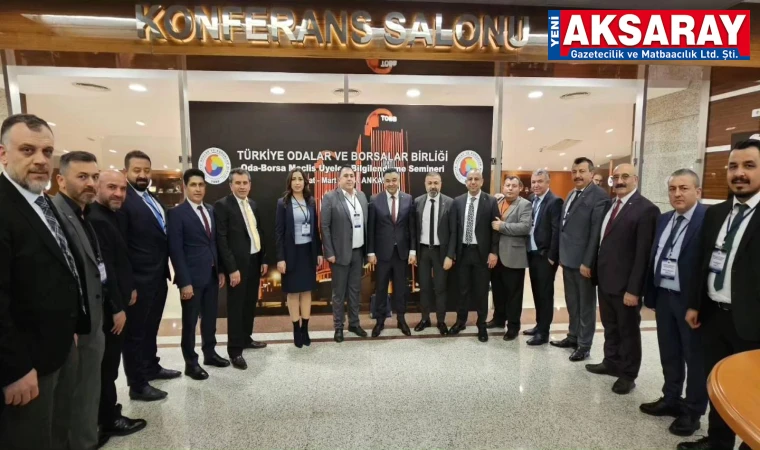 ATSO Heyeti Ankara’da toplantıya katıldı