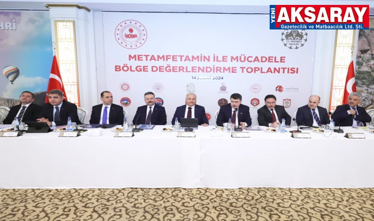 BAĞIMLILIKLA MÜCADELE BÖLGE TOPLANTISI AKSARAY’DA YAPILDI Uyuşturucunun zararları en iyi şekilde anlatılacak