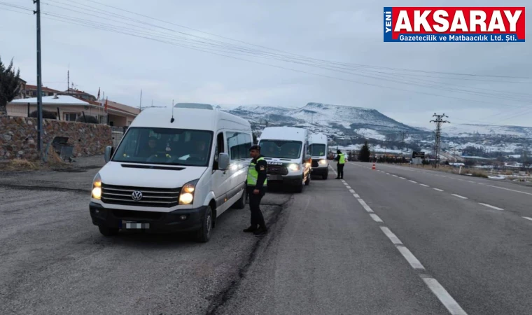 Jandarma servis şoförlerini bilgilendirdi