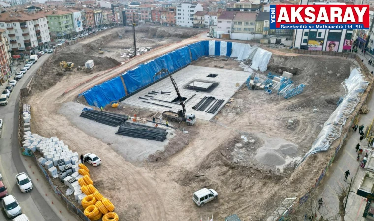 Kentsel Dönüşüm alanında beton çalışması başladı