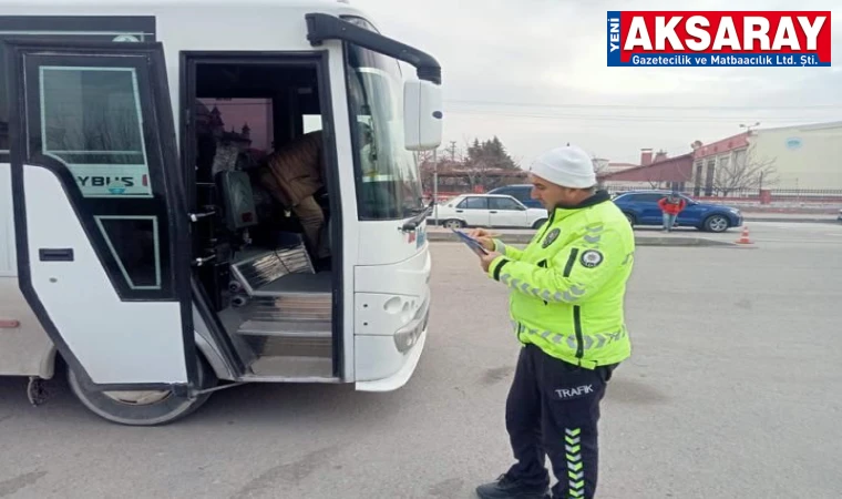 Öğrenci servisleri denetlendi                               