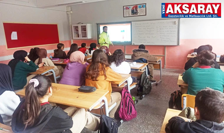 Trafik eğitimi ve meslek tanıtımı yapıldı