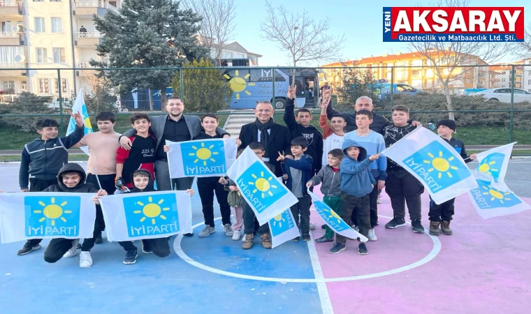 İyi Parti adayı halı saha sözü verdi