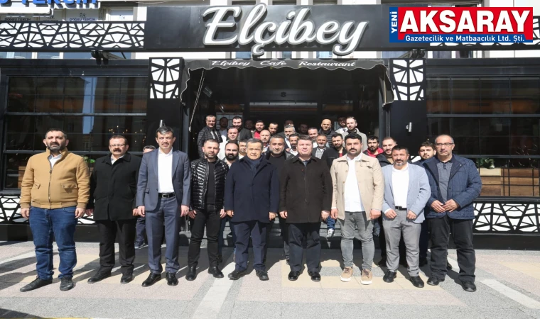 KAFELER CADDESİ ESNAFLARIYLA BULUŞMA ‘Bu caddeye baştan aşağı yeniledik’