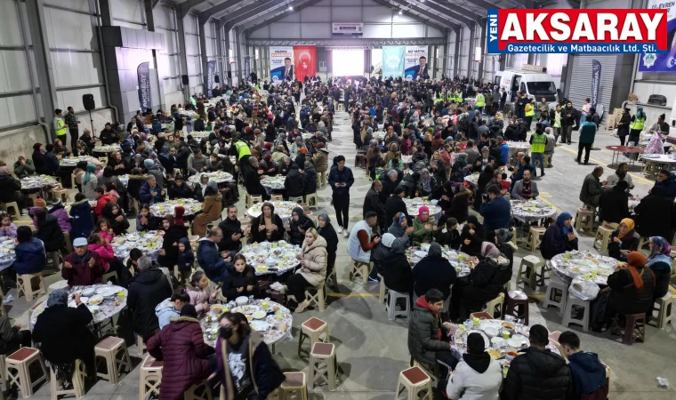 Mahalle iftarında birlik ve beraberlik sergilendi