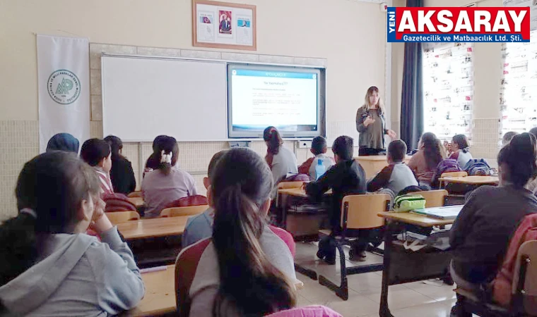 Okullarda tabiatı koruma eğitimleri verildi