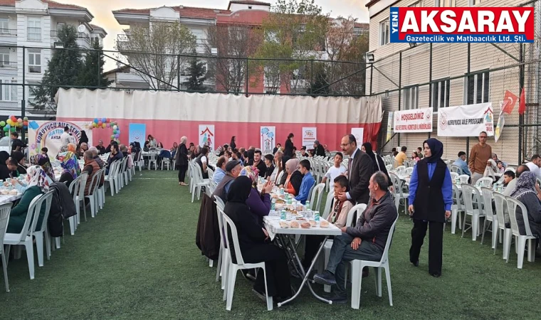 Koruyucu ailelere iftar verildi