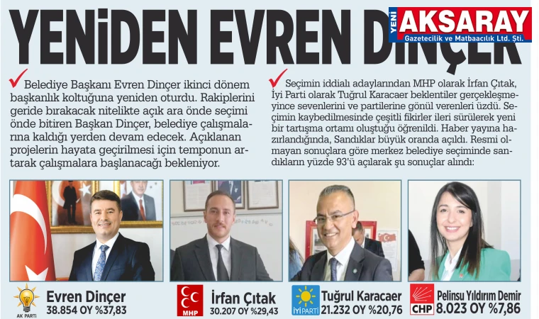 YENİDEN EVREN DİNÇER