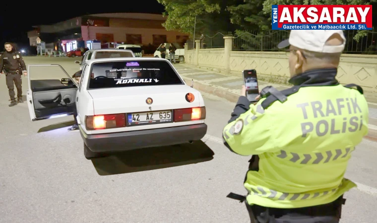 Abartı egzozla trafiğe çıkanlara ceza kesildi