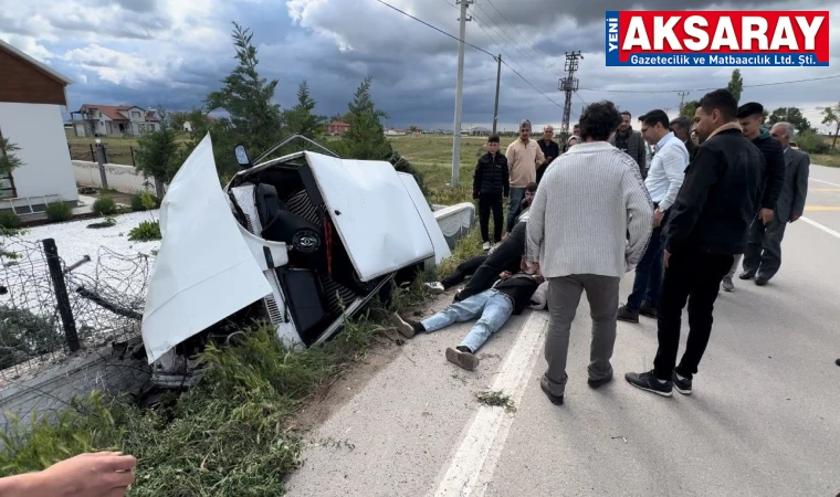 Düğün konvoyunda kaza: 2 AĞIR YARALI