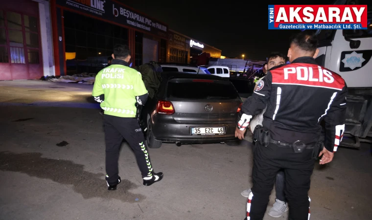 ‘Dur’ ihtarına uymayan sürücü ile polis arasındaki kovalamaca yaşandı