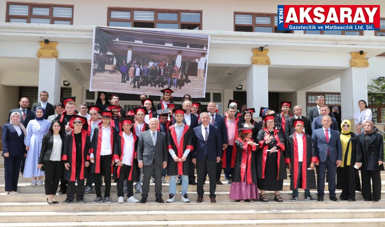 Özel çocukların mezuniyet heyecanı