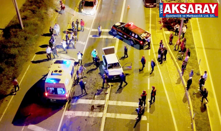 Trafikte hatalı sollama 3 AĞIR YARALI