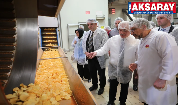 VALİ MEHMET ALİ KUMBUZOĞLU’NDAN FABRİKALARA ZİYARET Üretim çeşitliliği, istihdam büyüyor