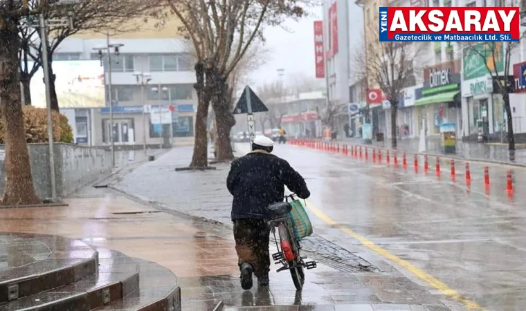 YAĞIŞ BEKLENİYOR Aksaray'a sarı uyarı