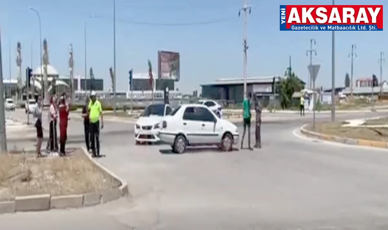 Trafik kazası iki yaralı