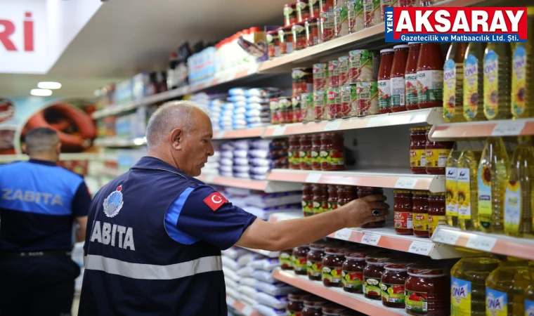 Zabıta fırın ve marketlerde denetim yaptı