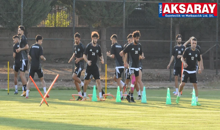 AKSARAYSPOR’DA 1. ETAP KAMPI SONA ERDİ