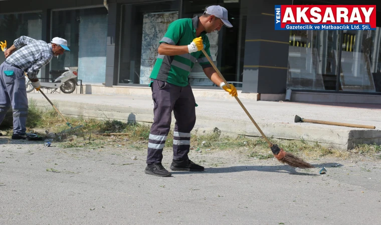 Ekiplerden mıntıka temizliği