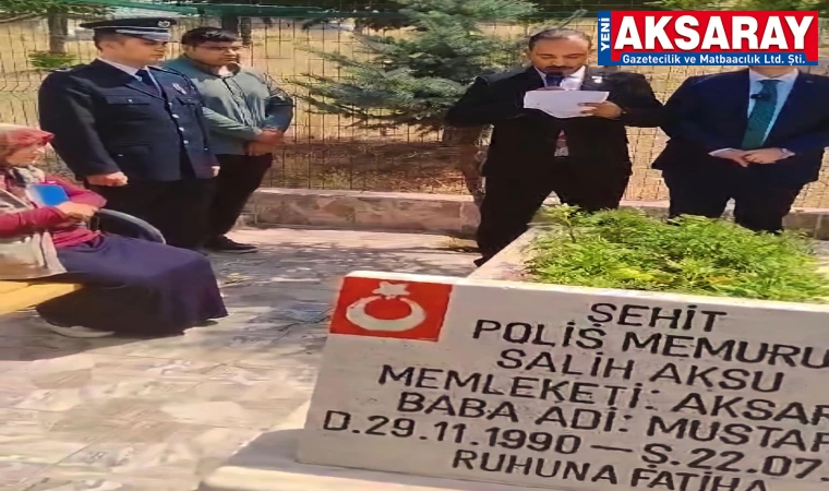 Şehit Aksu unutulmadı