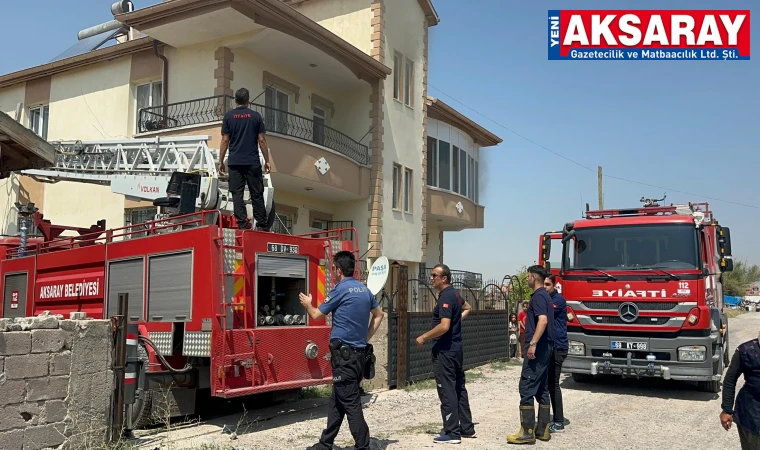 Yangın paniğe neden oldu