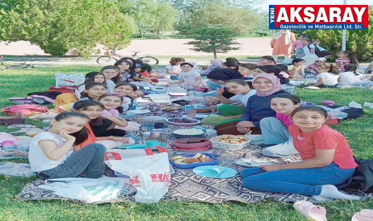 Yaz Kuran kursu öğrencileri sosyal aktivitelere de katılıyorlar