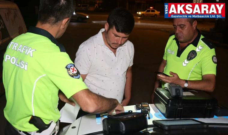 Alkollü sürücü polisi görünce kaçmaya çalıştı