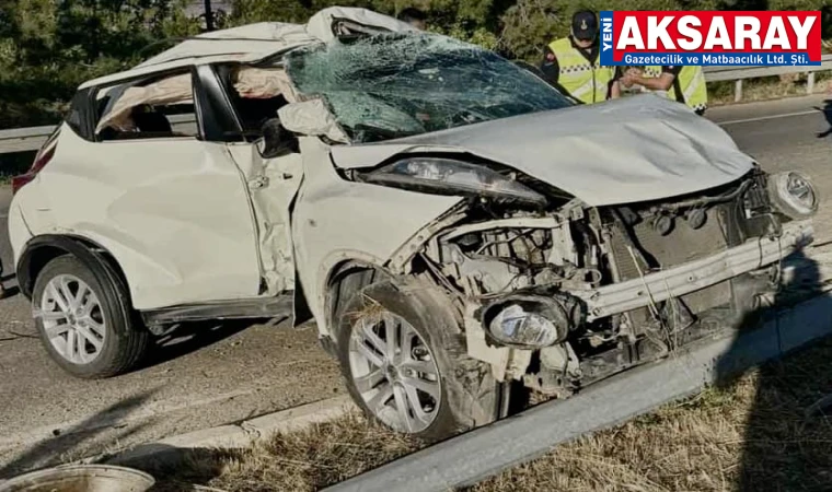 Araç takla attı bir hemşehrimiz hayatını kaybetti