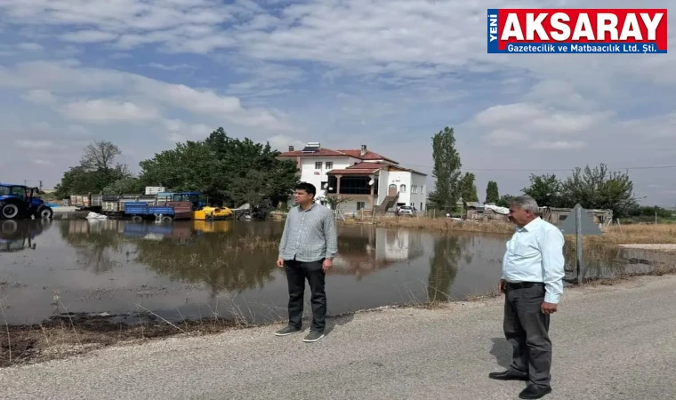 Sel baskınlarını yerinde inceledi