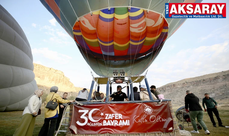 SEVGİ EVLERİNİN ÇOCUKLARI Zaferi balon uçuşu ile kutladılar