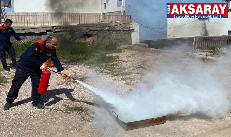 İki kurumda tatbikat yapıldı