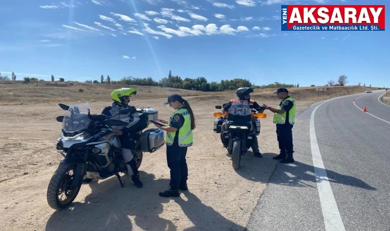 Jandarma motosikletleri denetlendi